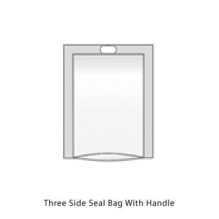 3 Side Seal Bag With Handle