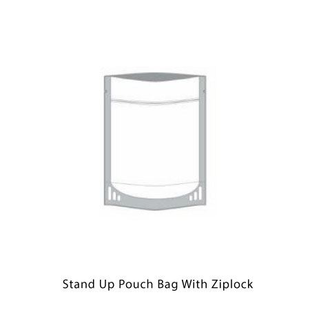 stand up pouch bag with ziplock